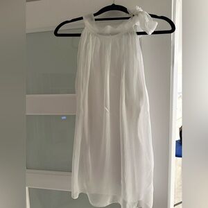 Chic silk White top for Women